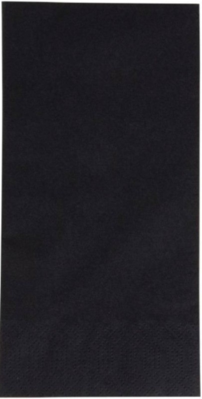 Servetėlės 33 cm 2 sl. juodos (250)