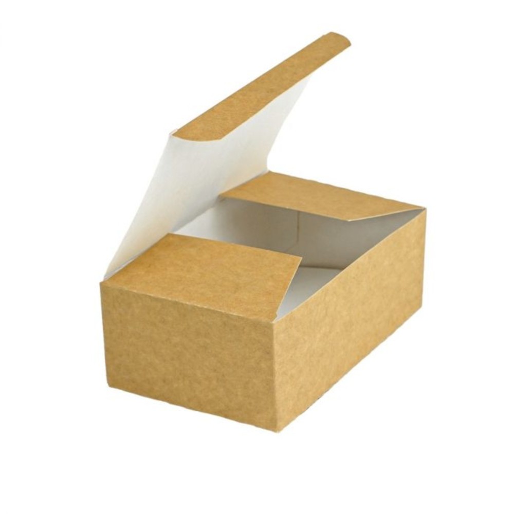 Vienkartinė dėžutė popierinė (22x12x7,5 cm., 100 vnt.)