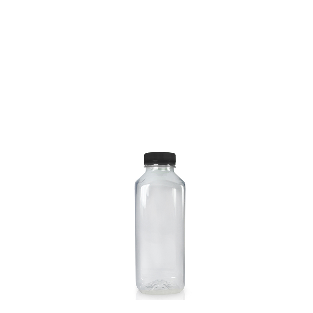 Buteliukai gėrimams PET su dangteliu (250 ml., 10 vnt.)
