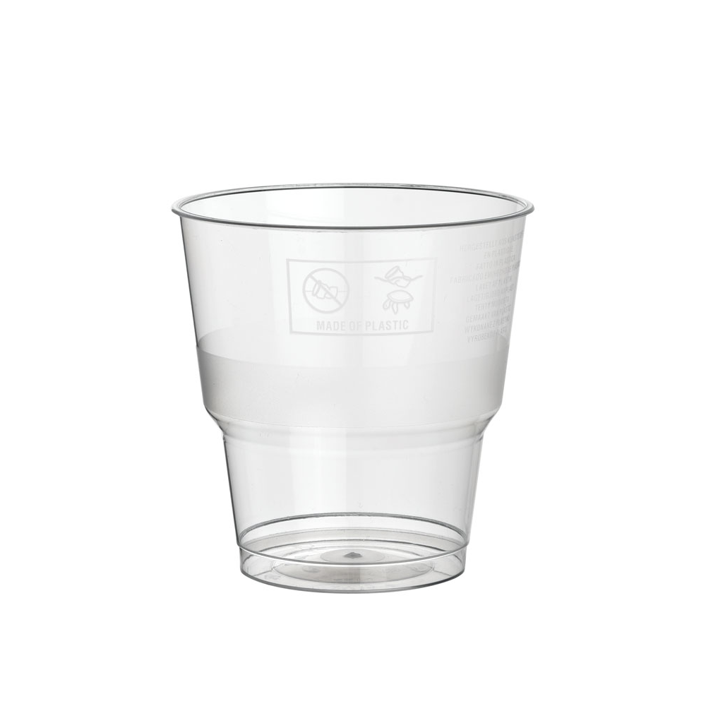 Vienkartinė stiklinė TOURMALIN (240 ml, 40 vnt.)