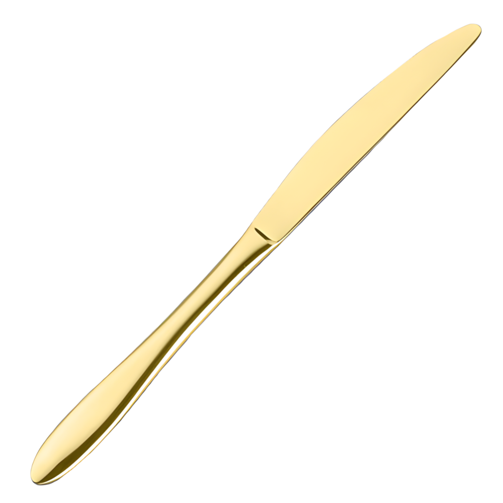 Peilis auksinis VOLGA 23,2 cm.