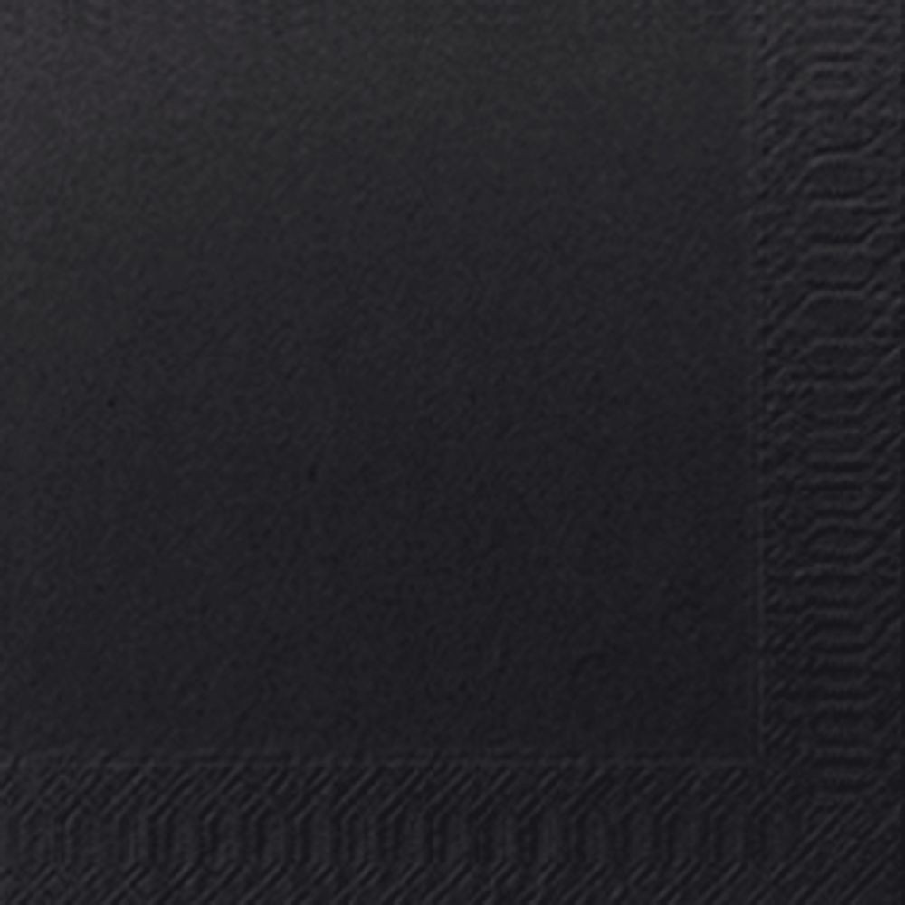 Servetėlės 24 cm, 3 sl, black (250)