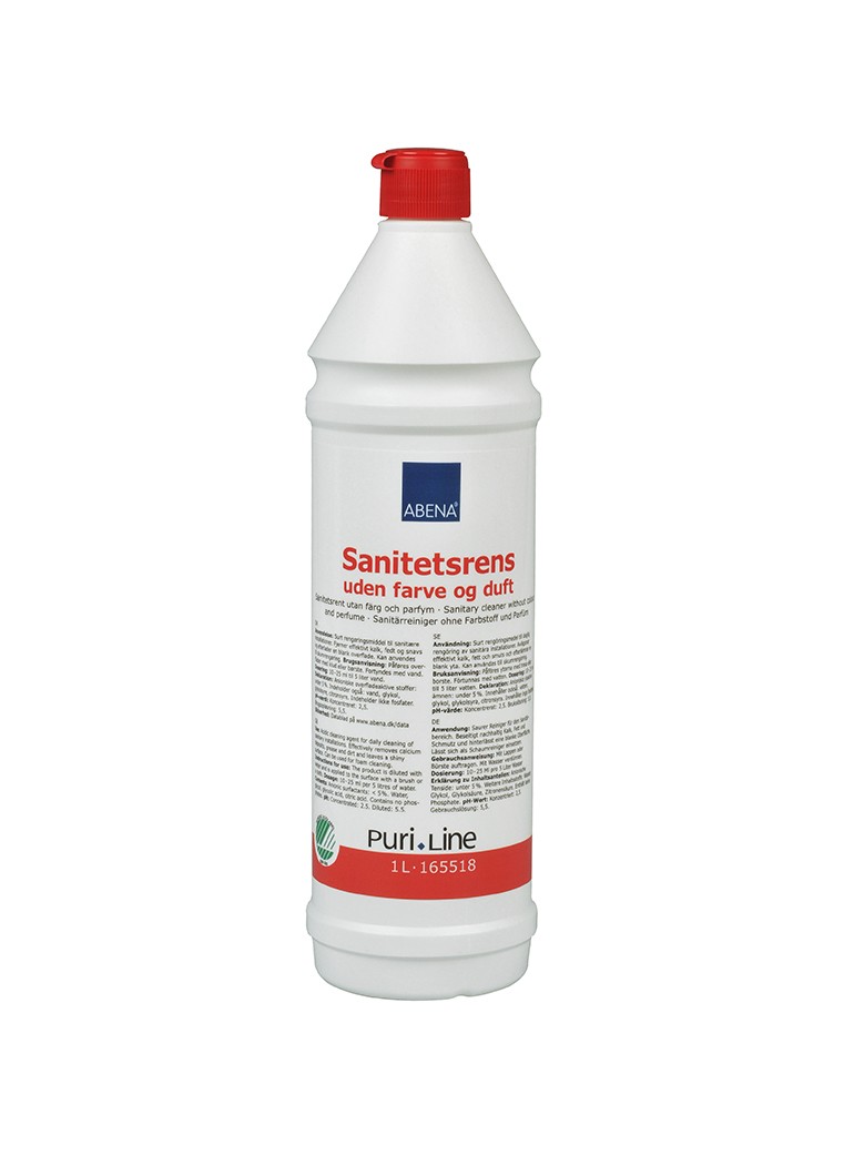 Valiklis sanitarinėms patalpoms rūgštinis be kvapo 1 l  P Line