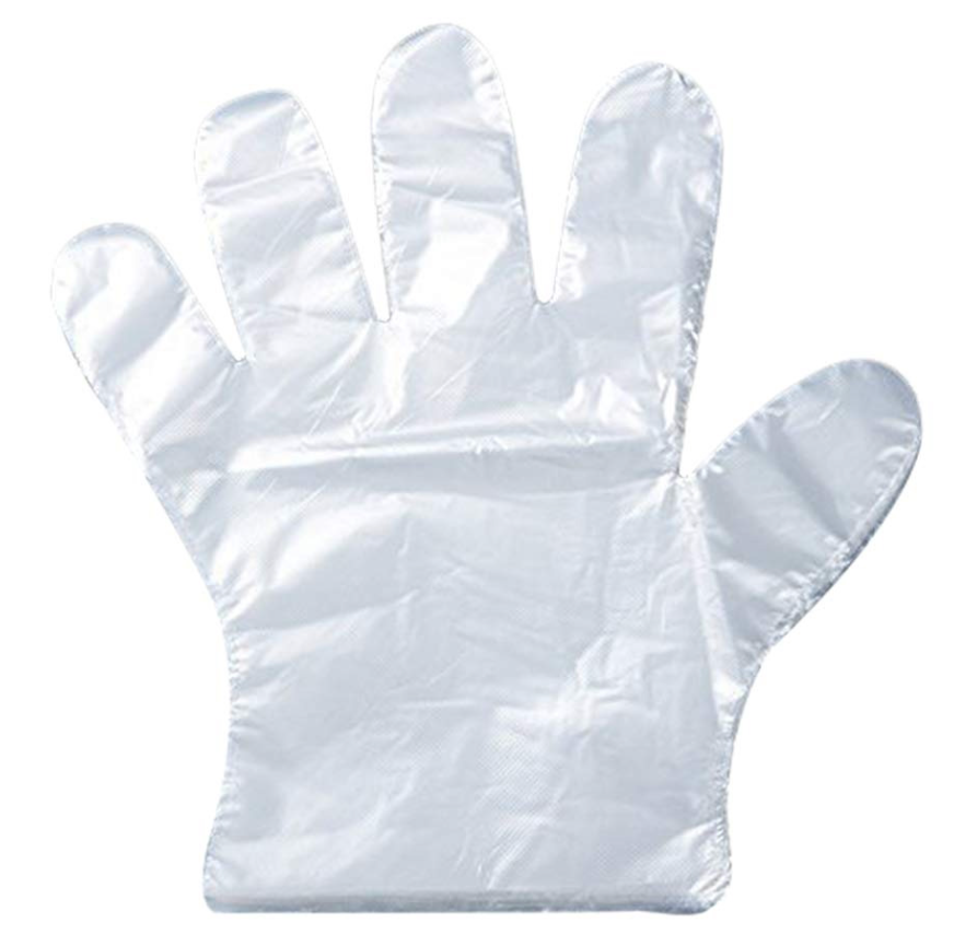 Pirštinės vienkartinės HDPE L (100)