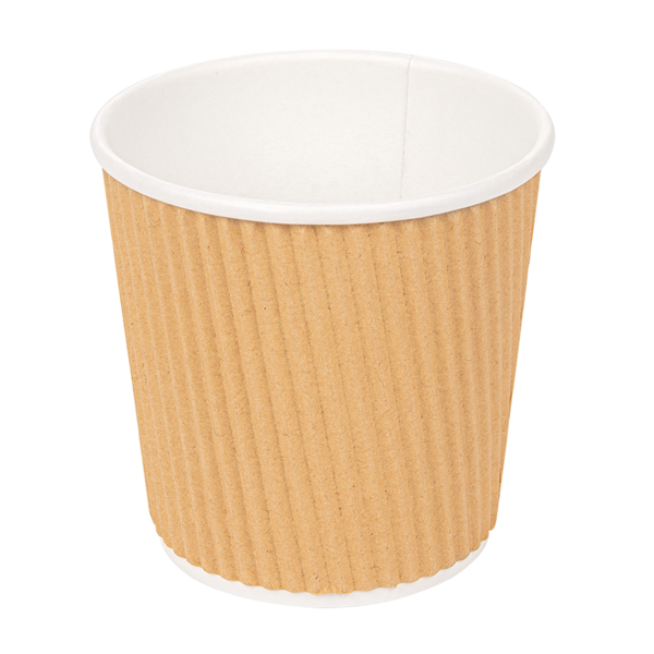 Vienk. stiklinės kavai 120 ml dvis. pop. (40)