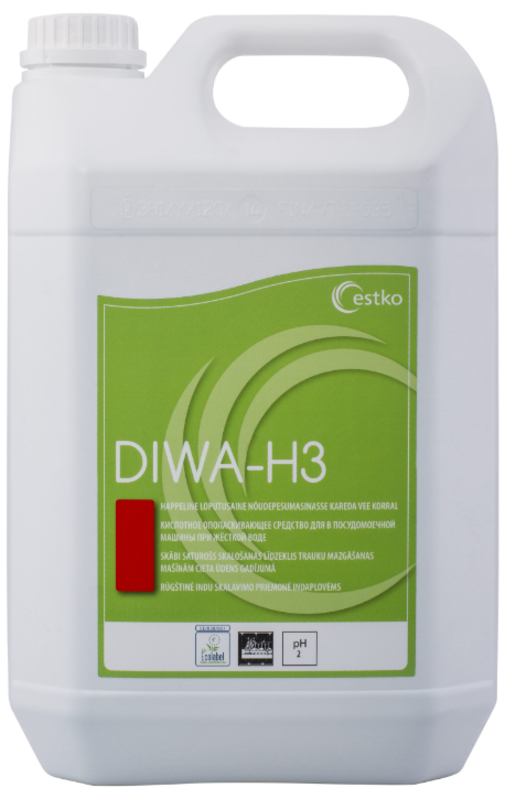 Priemonė kalk. nuosėdoms koncentr. 5 l. DIWA H3