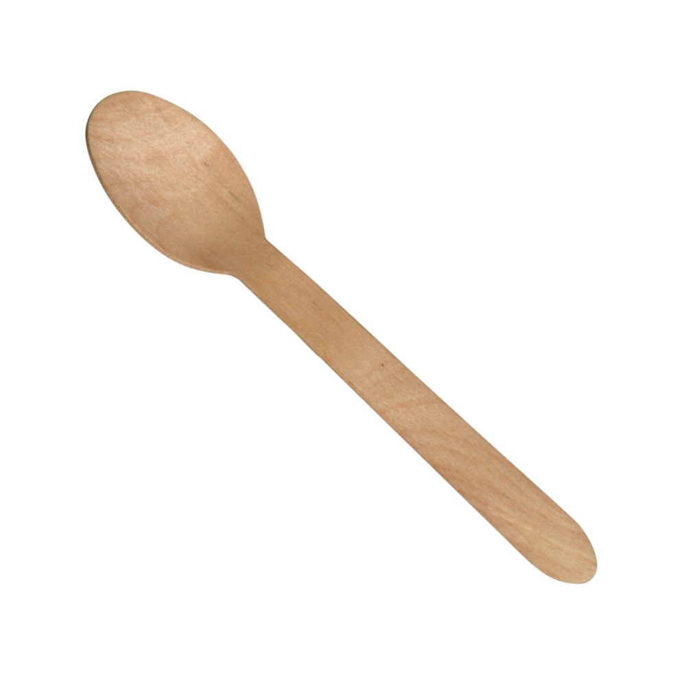 Mediniai šaukštai 16 cm. (100)
