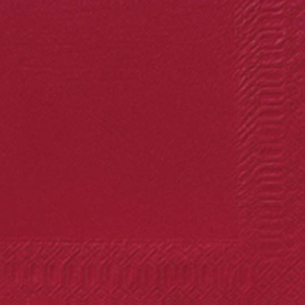 Servetėlės 33 cm 2 sl. bordo (125)